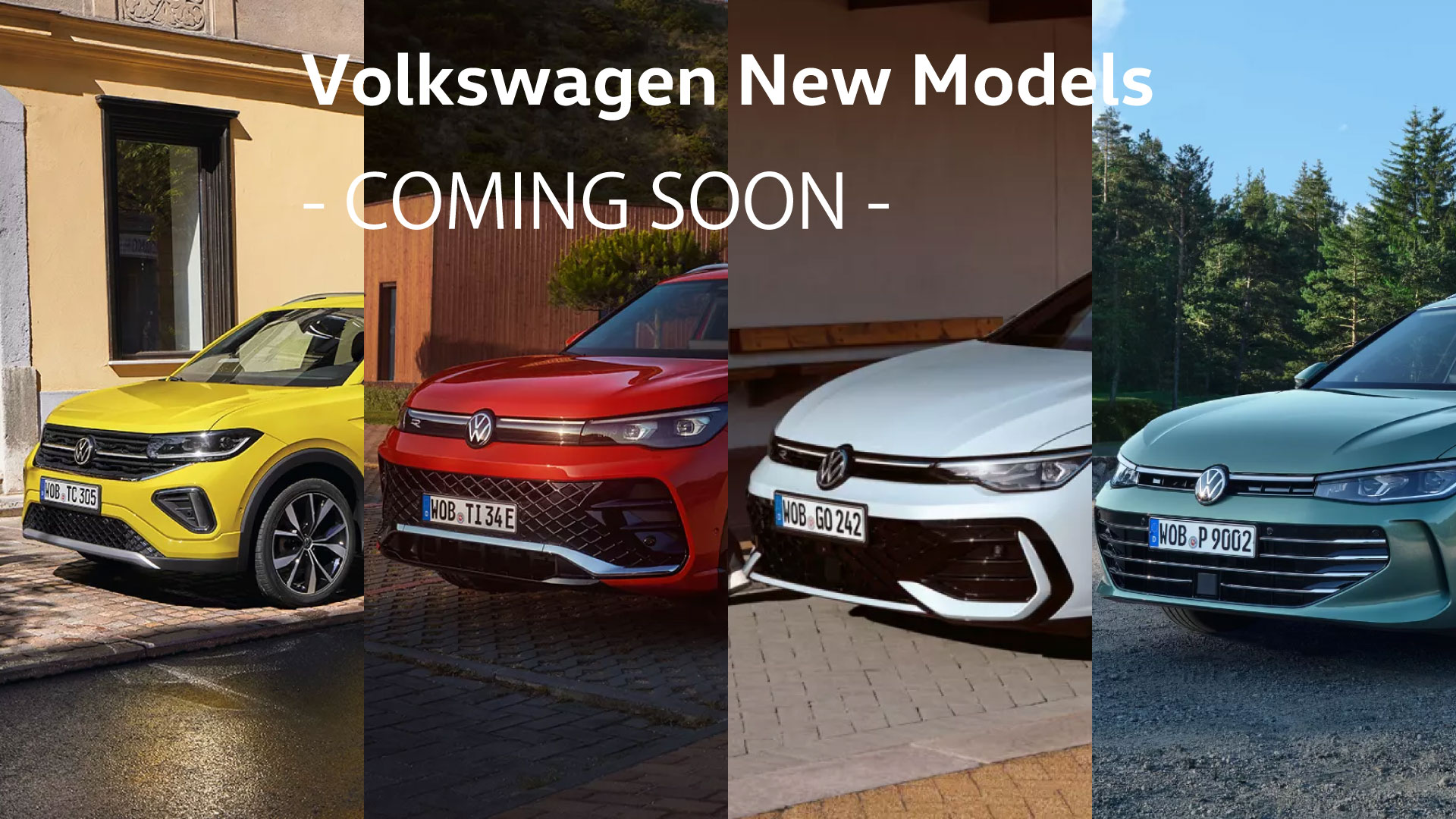 Volkswagen New Models -COMING SOON-